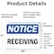 Signmission Receiving, 10 in W x Rectangle, Vinyl Decal OS-2PACK-NS-D-710-L-16453 - alternate 3